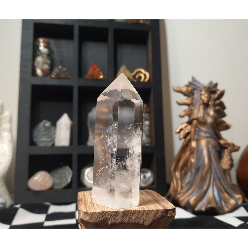 Clear Quartz Crystal Point - Picture 6 of 9